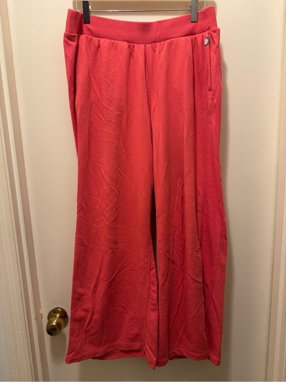 Livi Coral Wide-Leg Cozy Lounge Pants
